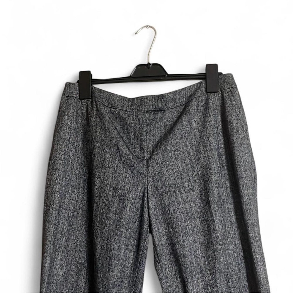 Jones NY Pants Sz 12 SYDNEY Gray Office Career Closet Staple Stretch Comfort - Picture 7 of 10
